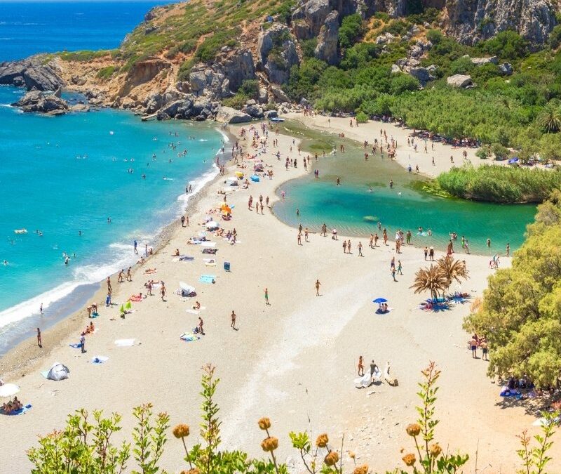 Preveli Beach & Spili Village