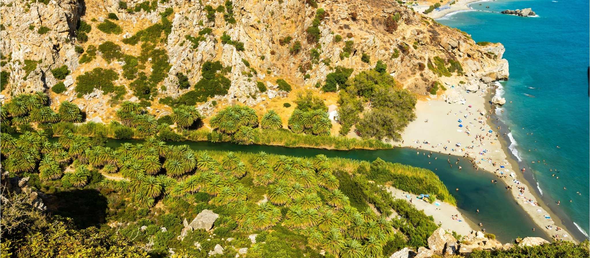 Preveli Beach & Spili Village